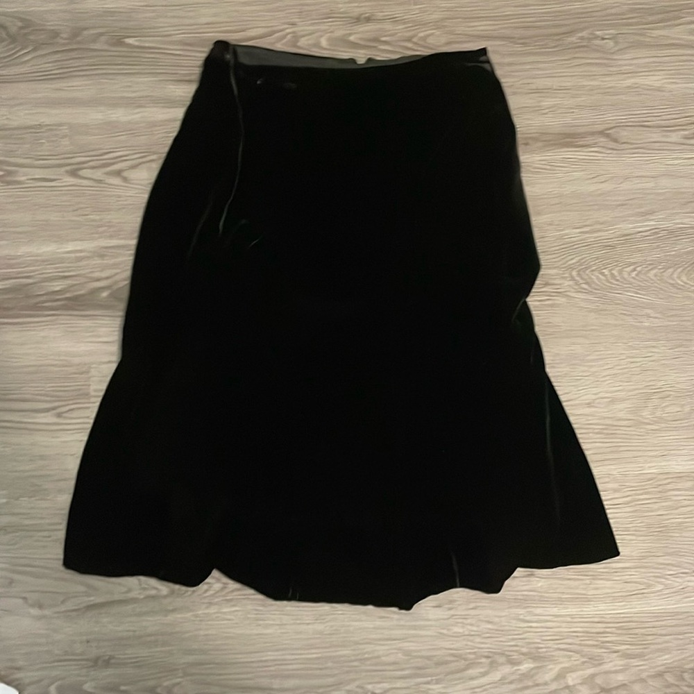Victor Costa vintage designer luxury skirt size 4 black
